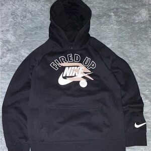 Nike 3 Brand Fired Up Hoodie Black Youth L Russell Wilson